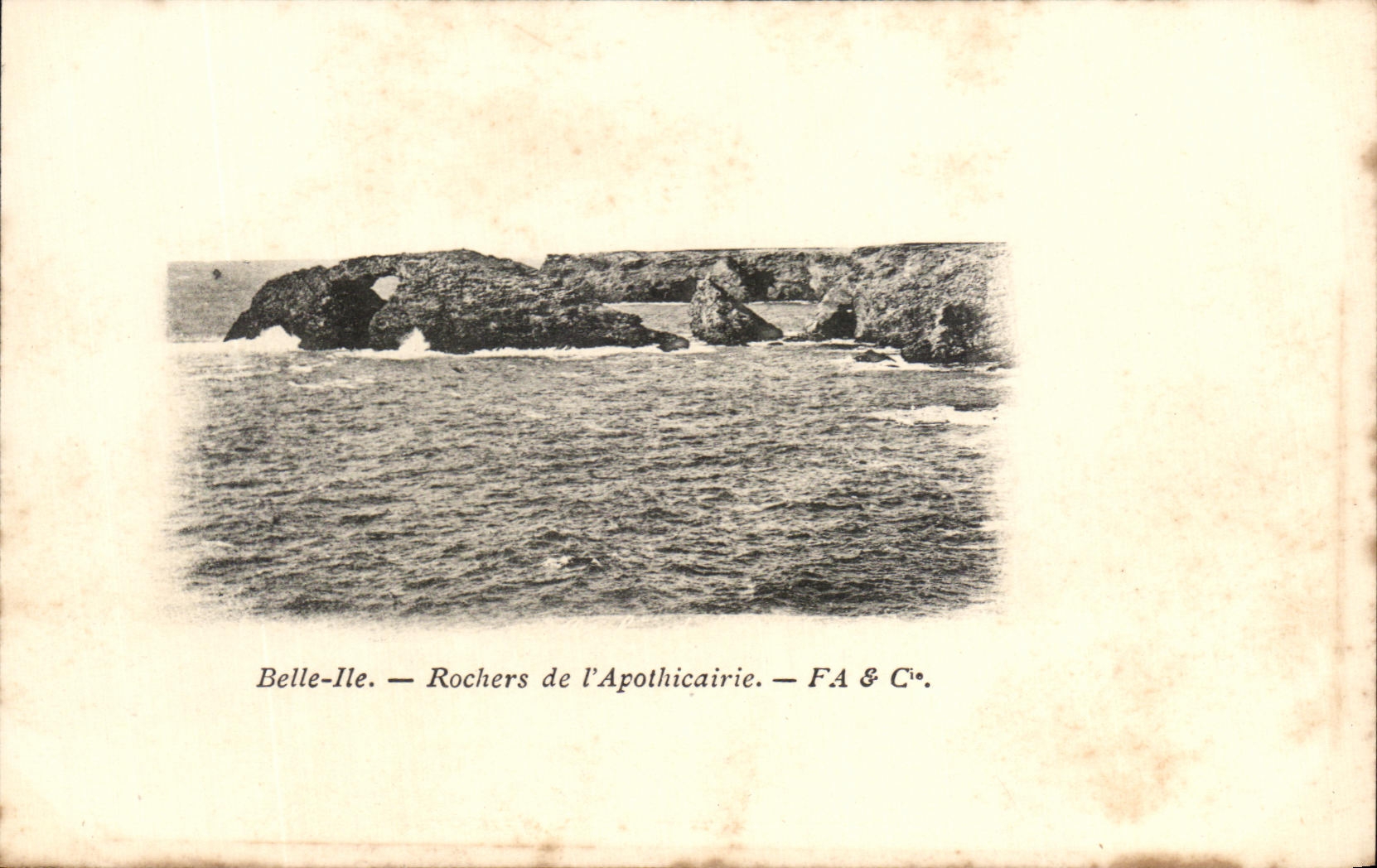 Belle-Ile — Rochers de l'Apothicaire — FA & Cie.