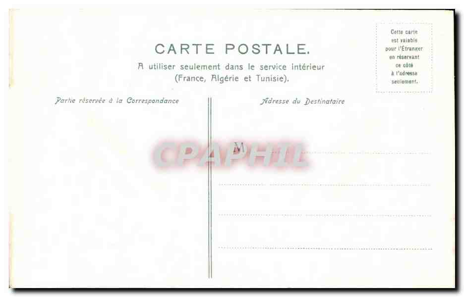 CPA Grenoble La Place Notre Dame et la Monument du Centenaire — Verso