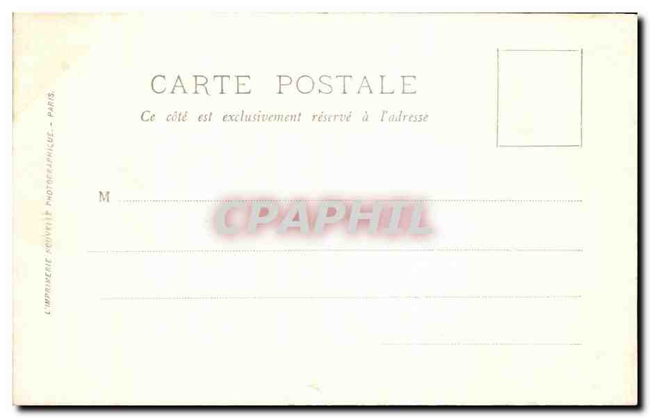CPA Grenoble Jardin de I'Hotel de Ville La Fontaine — Verso