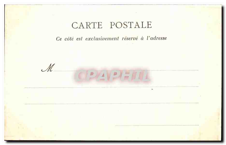 CPA Bretagne Chateau de Josselin — Rückseite
