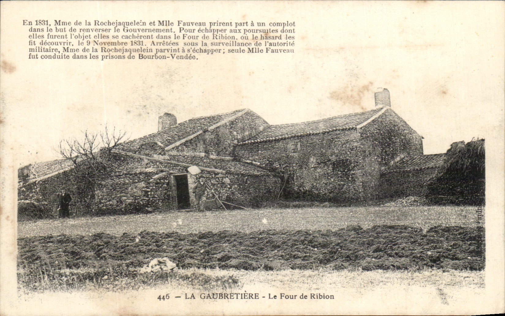 CPA La Gaubretiere Le Four de Ribion