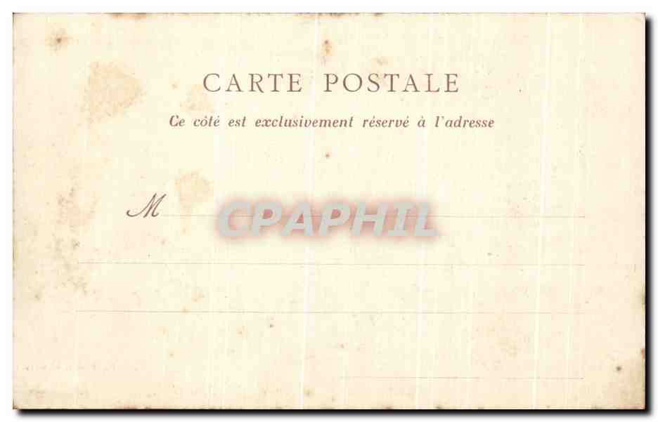 CPA Verrie Chateau de Boisy Sourdis — Back