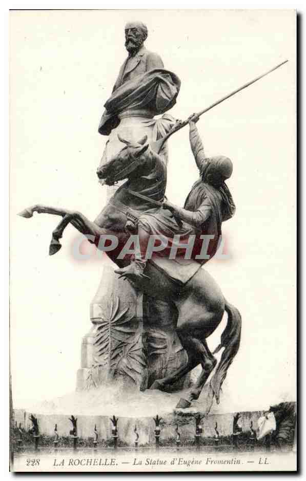 CPA La Rochelle La Statue d'Eugene Fromentin Cheval