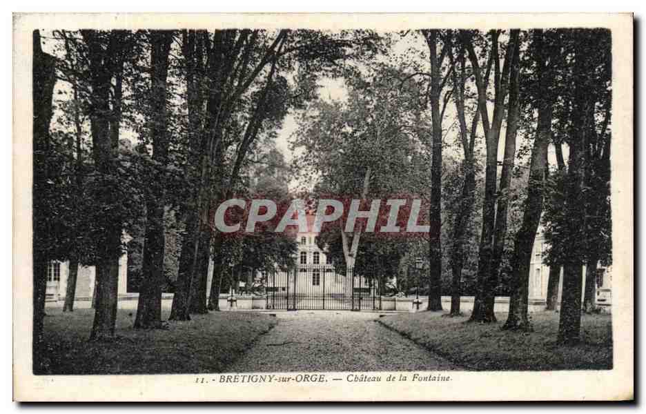CPA Bretigny sur Orge Chateau de la Fontaine