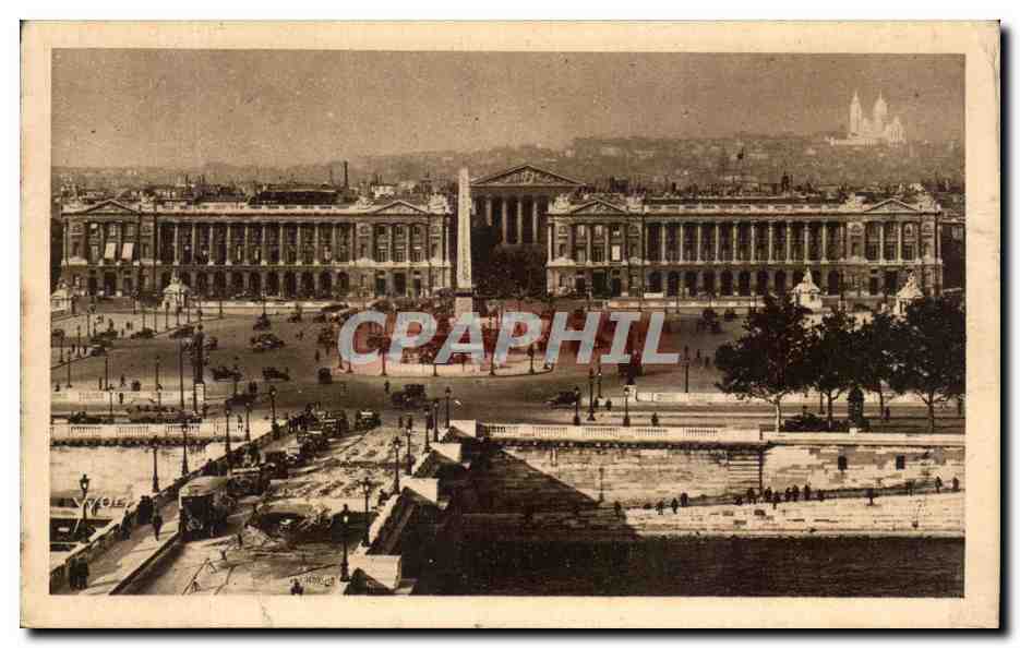 CPA Paris Vue generale de la place de la Concorde 