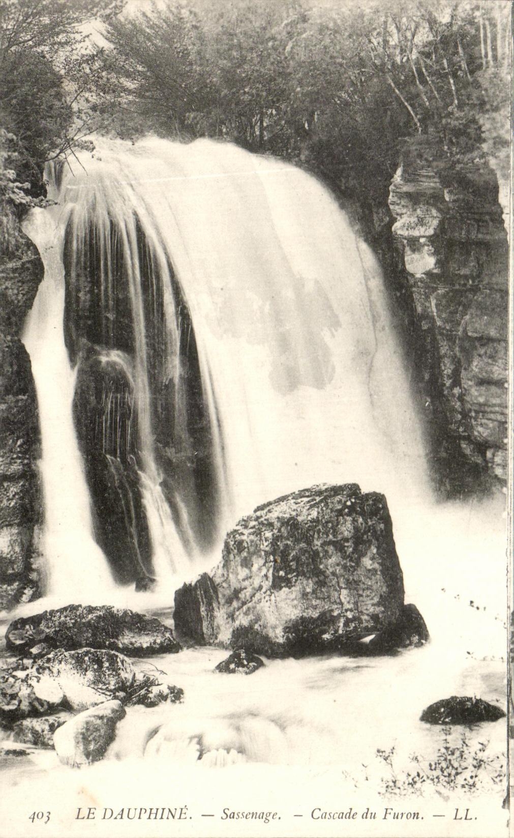 CPA Le Dauphine Sassenage cascade du Furon