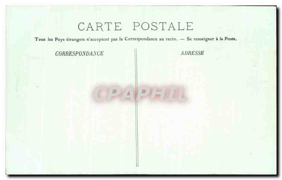 CPA Le Dauphine Uriage vue du Chateau — Rückseite
