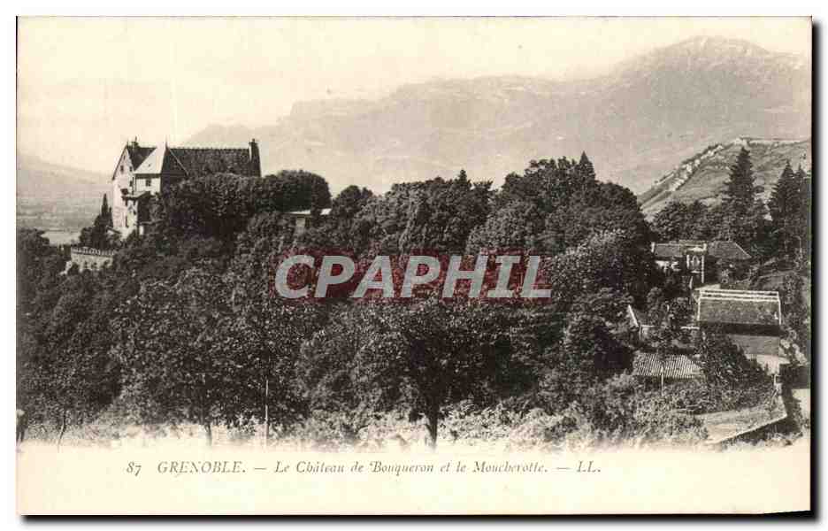 Grenoble — Schloss Bonqueron und Mouchevotte — L.L. — n°87