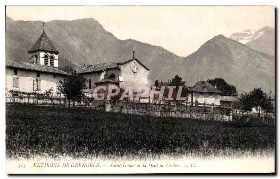 CPA Environs De Grenoble Saint Ismier et la Dent de Crolles