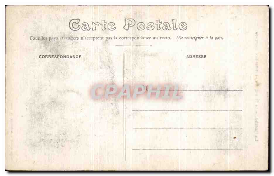 CPA La Sarthe Le Pere Queru au retour de l'Assemblee Folklore Costume — Verso