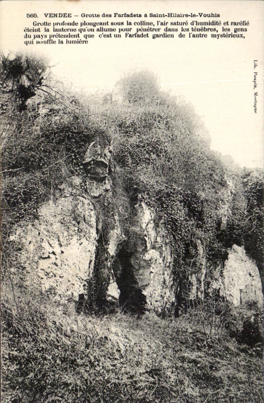 Grotte des Farfadets à Saint-Hilaire-le-Vouhis — Vendeé — Lib. Poupin, Mortagne
