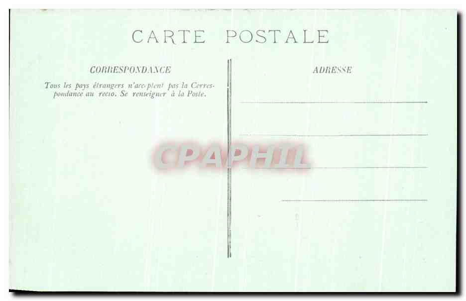 CPA Lyon Le Pont Tilsit et le Coteau de Fourviere — Verso
