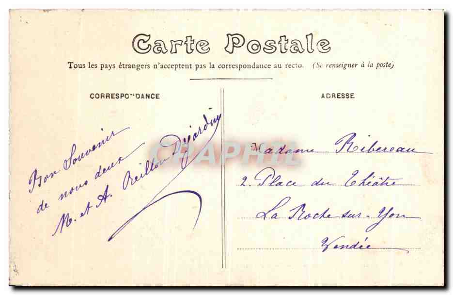 CPA Vianne Eglise Ronamo Ogivale  — Rückseite