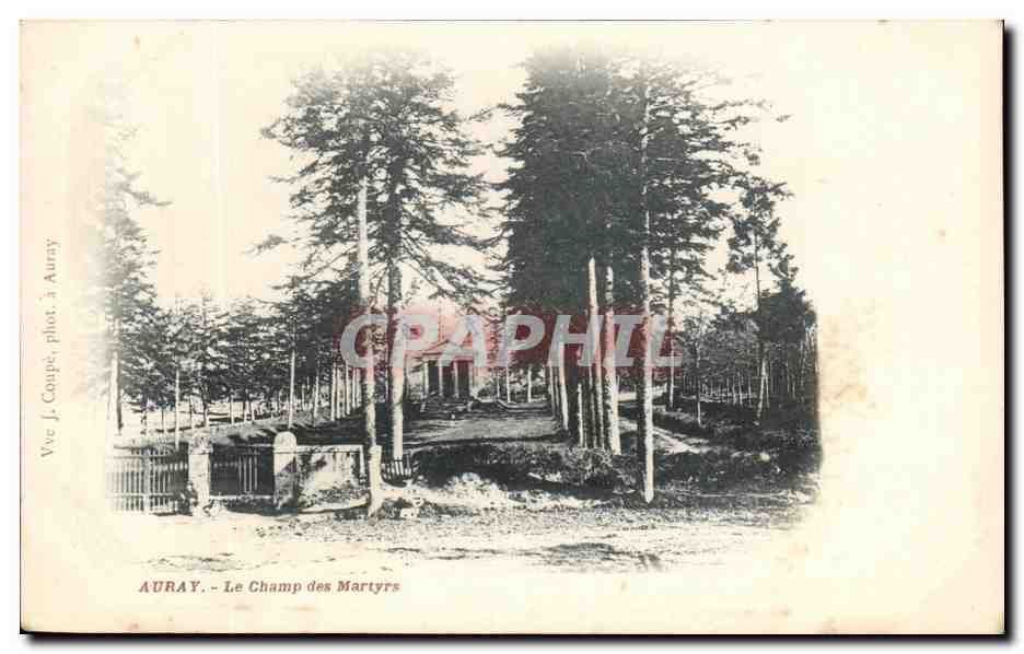 CPA Auray Le Champ Des Martyrs