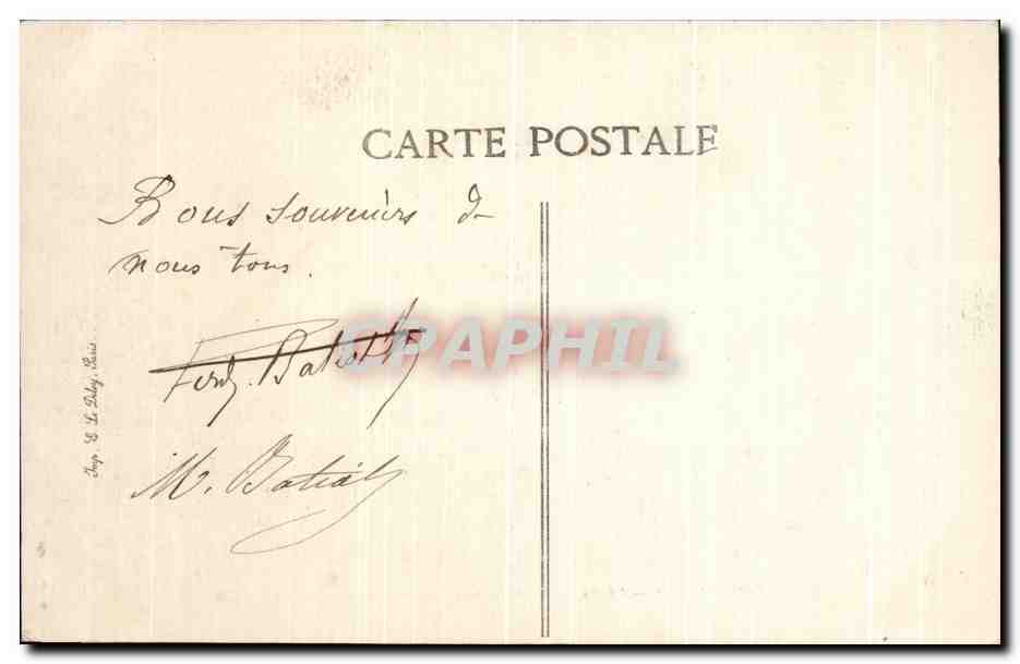 CPA Vichy Le Parc Ancien Pavillon De Napoleon III — Verso