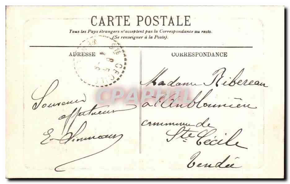 CPA Lourdes Le Casino — Verso
