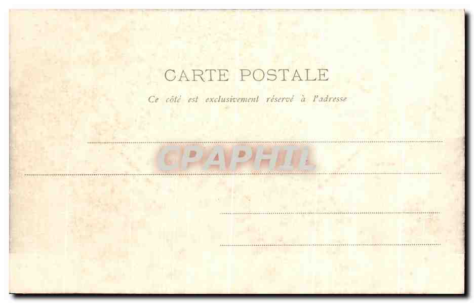 CPA Pau Le Chateau Vue De Cote — Verso
