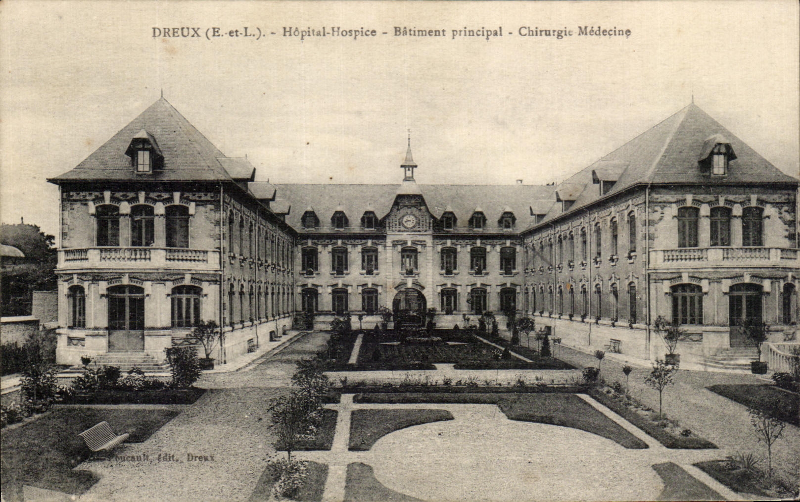 Dreux (E.-et-L.) - Hôpital-Hospice - Bâtiment principal - Chirurgie Médecine