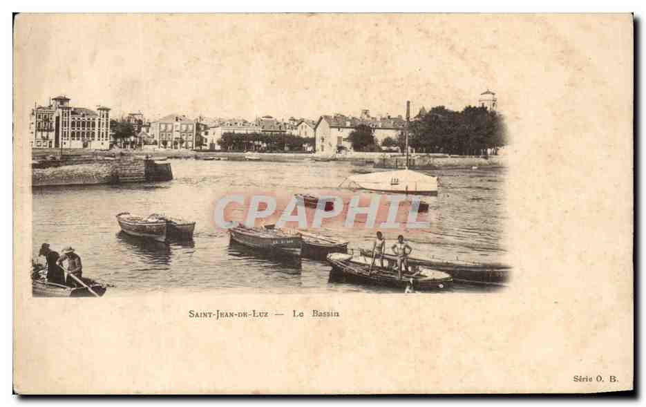 Saint-Jean-de-Luz — Le Bassin — Série O. B.