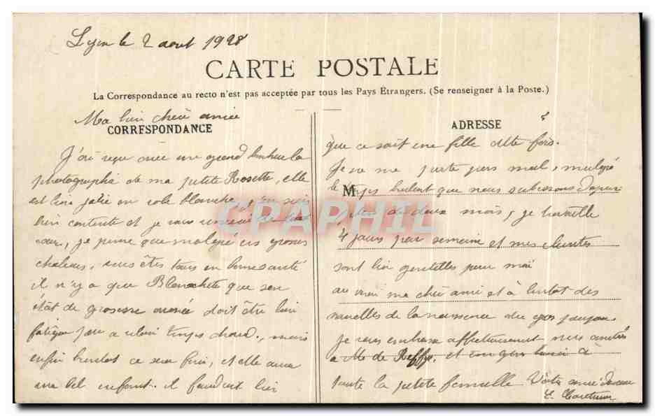 Dauphiné - SASSENAGE - Le Petit Château Féodal — Cliché A. V., Collection L. P., Grenoble — Verso