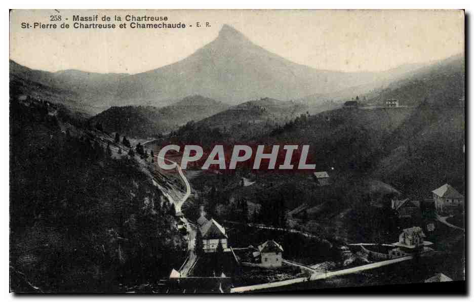 Massif de la Chartreuse — St-Pierre de Chartreuse et Chamechaude — E. R. n°258