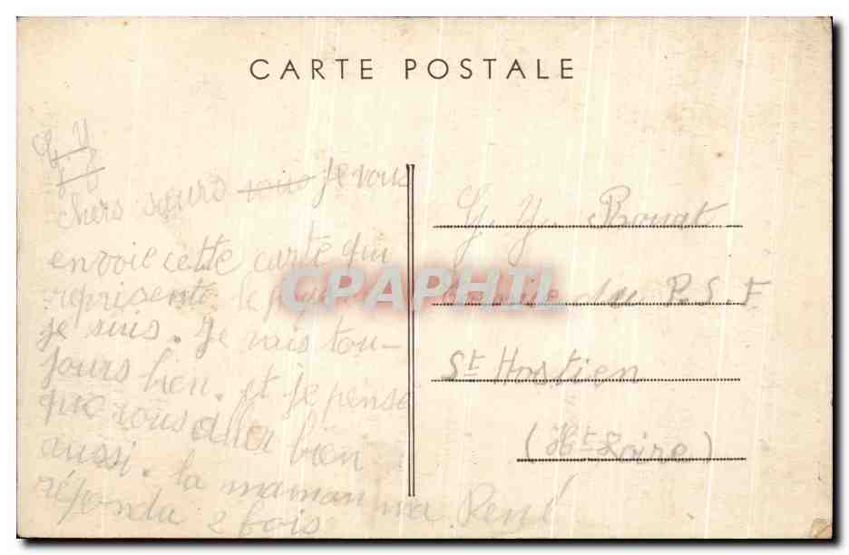 ST-GEOIRE-en-VALDAINE (Isère) — Vista Generale — Combier Imp. Macon — Verso