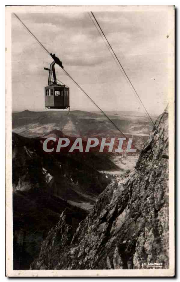 CPA Le Mont Dore Le teleferique au dessus des Aiguilles 