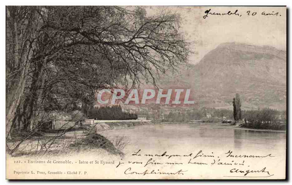 Environ de Grenoble — Isère et St Eynard — Papeterie L. Pons, Grenoble