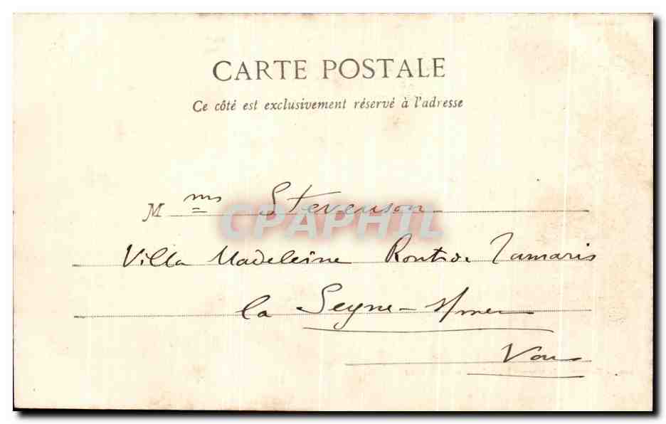 Environ de Grenoble — Isère et St Eynard — Papeterie L. Pons, Grenoble — Back