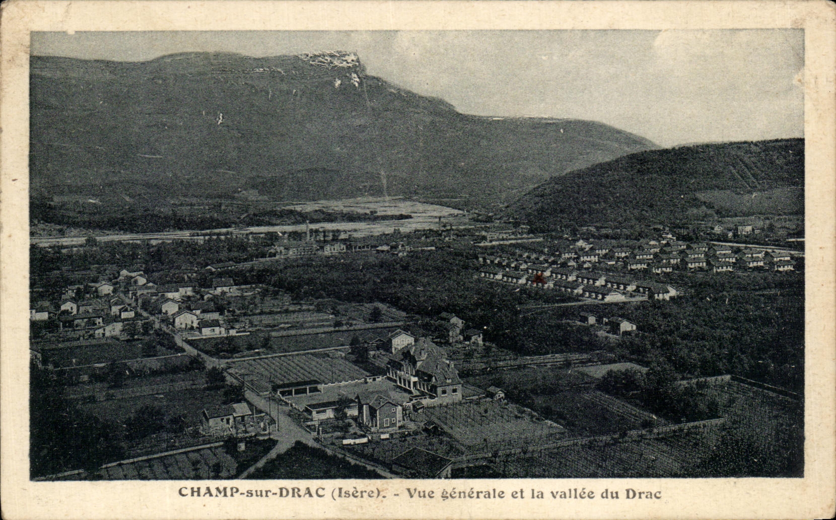 Champ-sur-Drac (Isère) — Vue générale et la vallée du Drac — éditeur non identifié