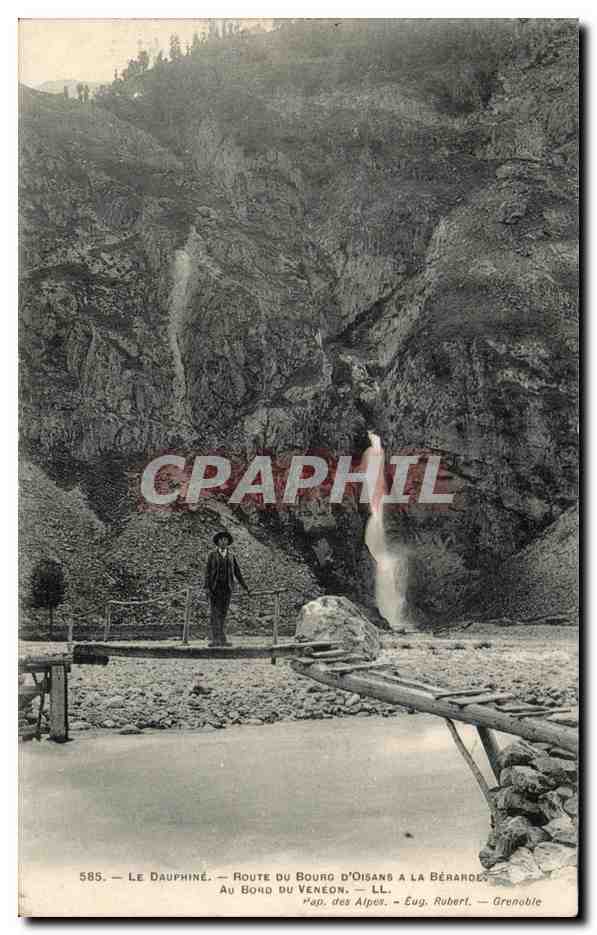 Le Dauphiné — Route du Bourg d'Oisans à la Bérarade — Eug. Rubert, Grenoble
