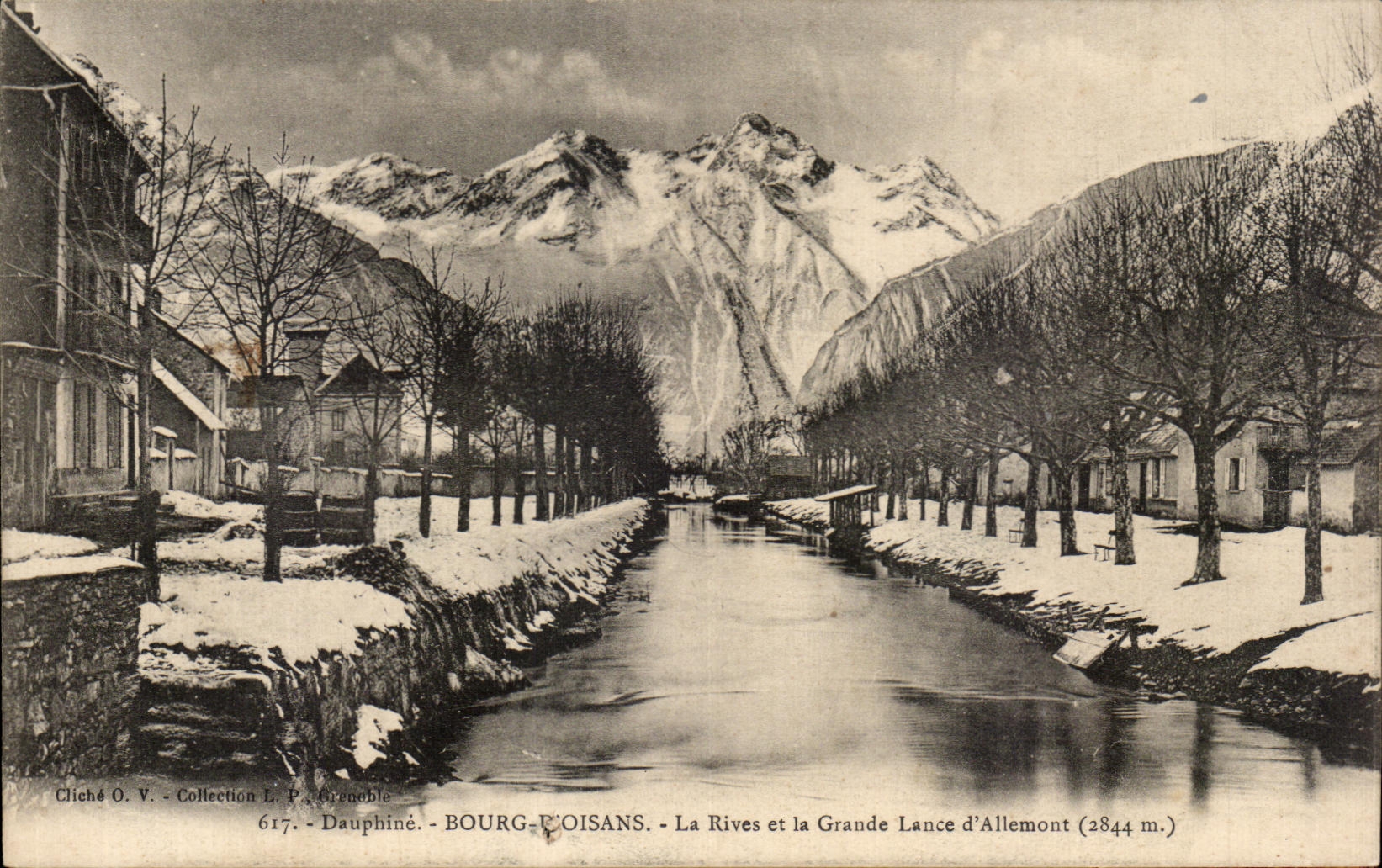 CPA Dauphine Bourg D'Osians La Rives Et La Grande Lance d'Allemont