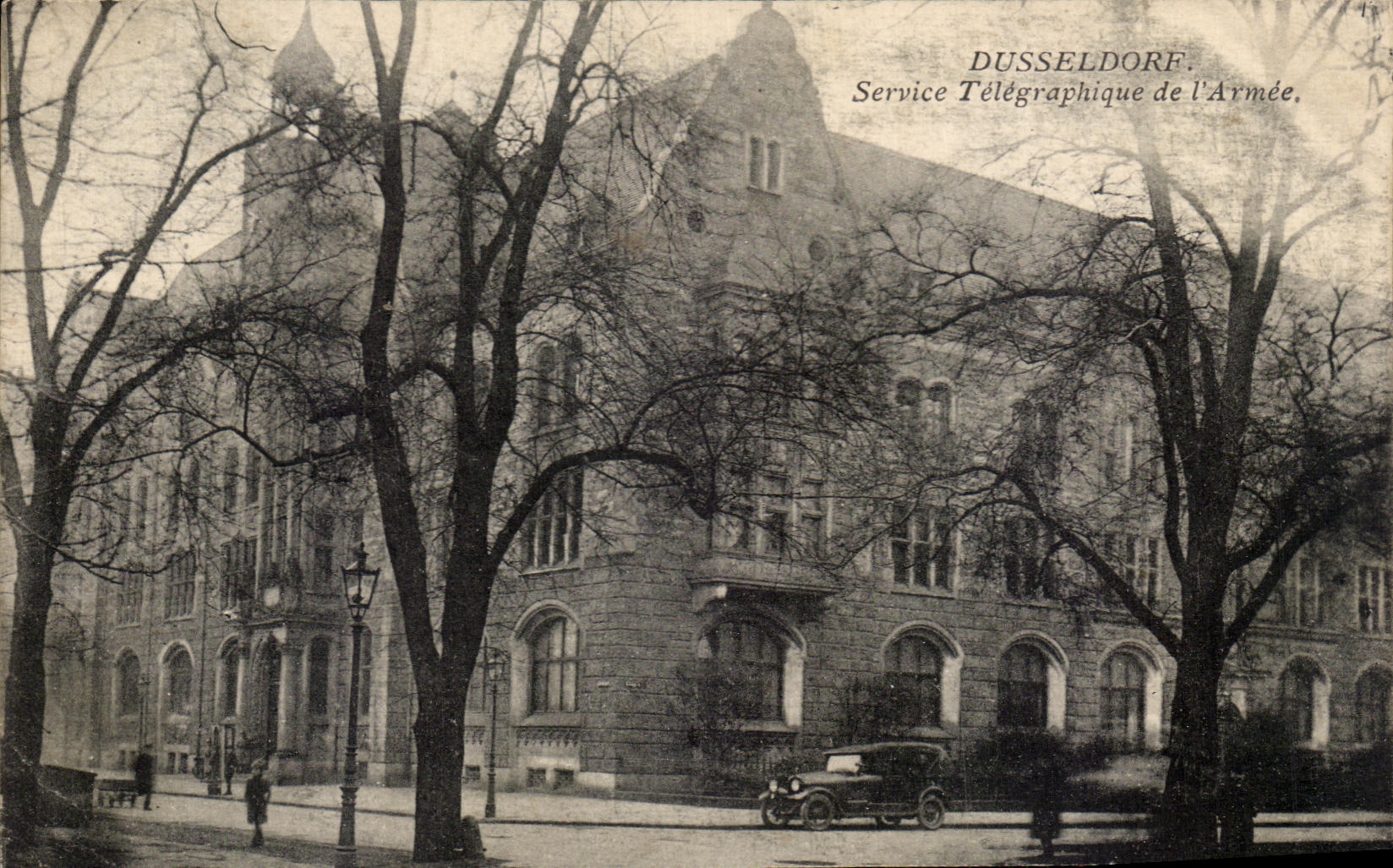 CPA Dusseldore Service Telegraphique De l'Armee Militaria 