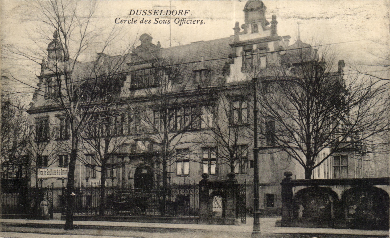 CPA Dusseldorf Cercle des Sous Officiers Militaria