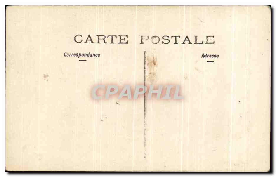 CARTE PHOTO Femme Folklore — Verso