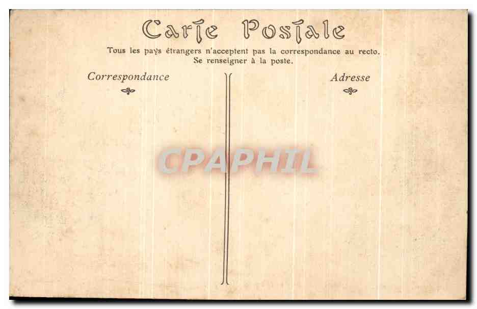 CPA Oran L'Entree du Port et le Djebel Mourdjudjn — Rückseite