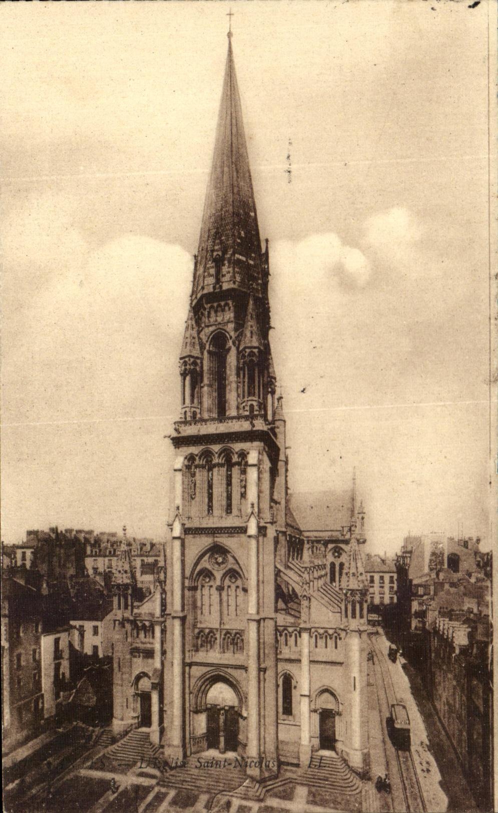 CPA Nantes Eglise St Nicolas