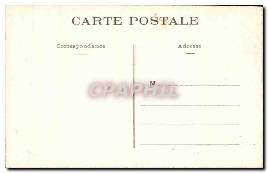 CPA Une Sablaise Folklore Costume Coiffe — Verso