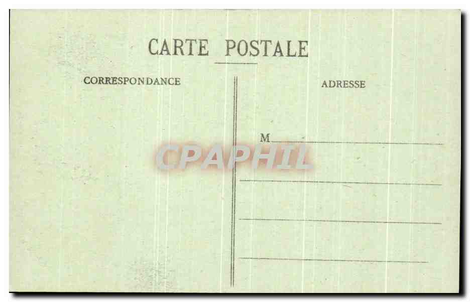 CPA Le Repos de la Promenade Femme Folklore Costume — Verso