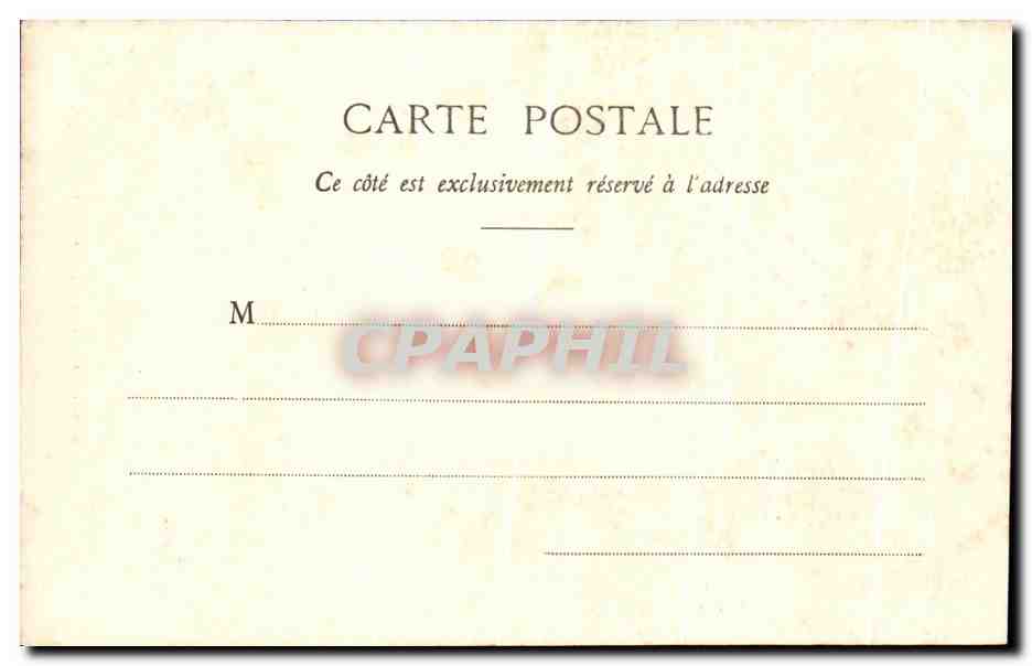 CPA Challans Menhir De La Verrie Dit Pierre du diable — Back