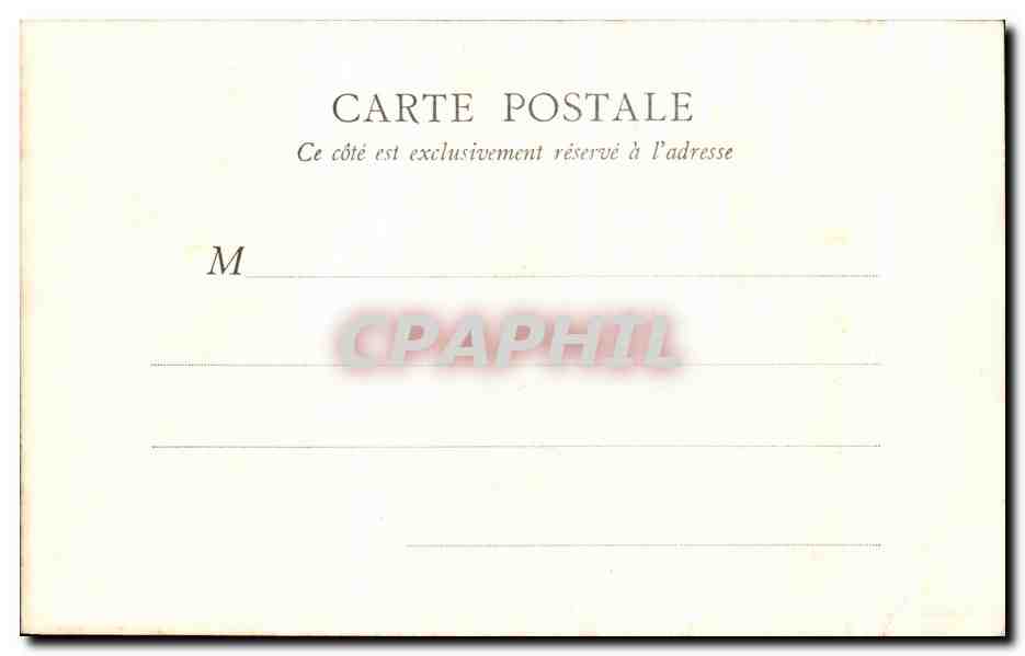 CPA Le Chaise Giraud L'Eglise Facade Ouest — Back