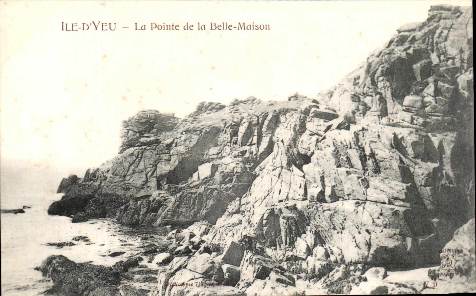 CPA Ile D'Yeu La Pointe De La Belle Maison