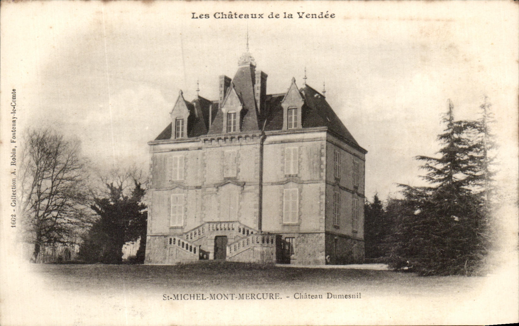 Château Dumesnil — Saint-Michel-Mont-Mercure — Collection A. Robin, Fontenay-le-Comte