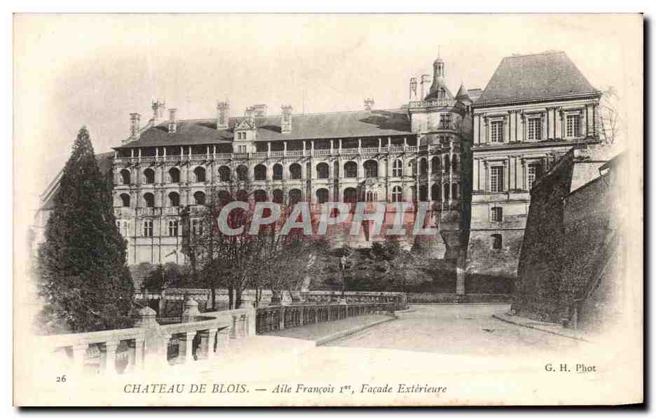 CPA Chateau De Blois aile Francois 1er Facade Exterieure