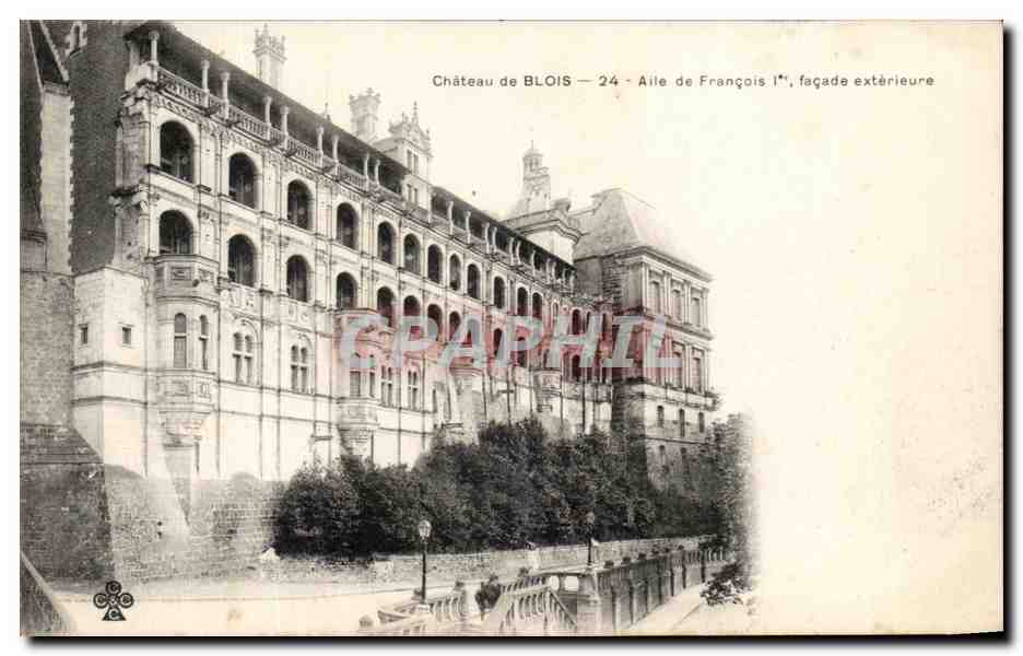 CPA Chateau De Blois Aile De Francois 1er Facade Exterieure