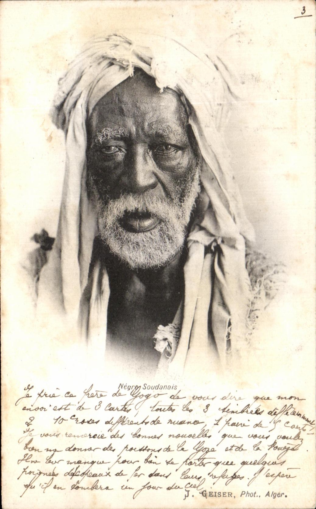 CPA Negre Soudanais Soudan Mali 
