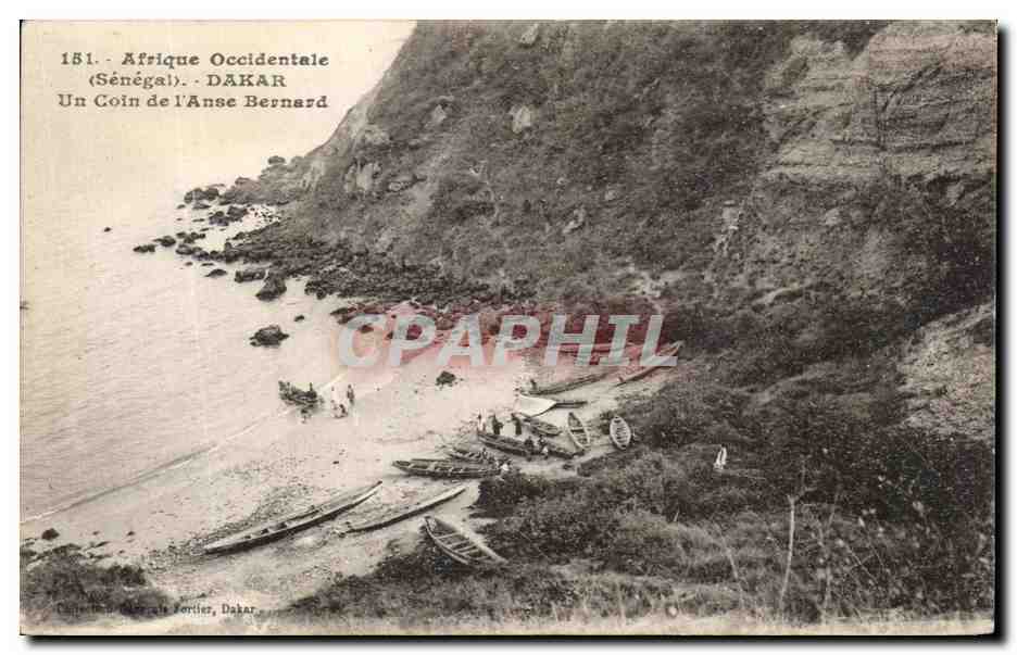 CPA Afrique Occidentale Dakar Un Coin de l'Anse Bernard Senegam