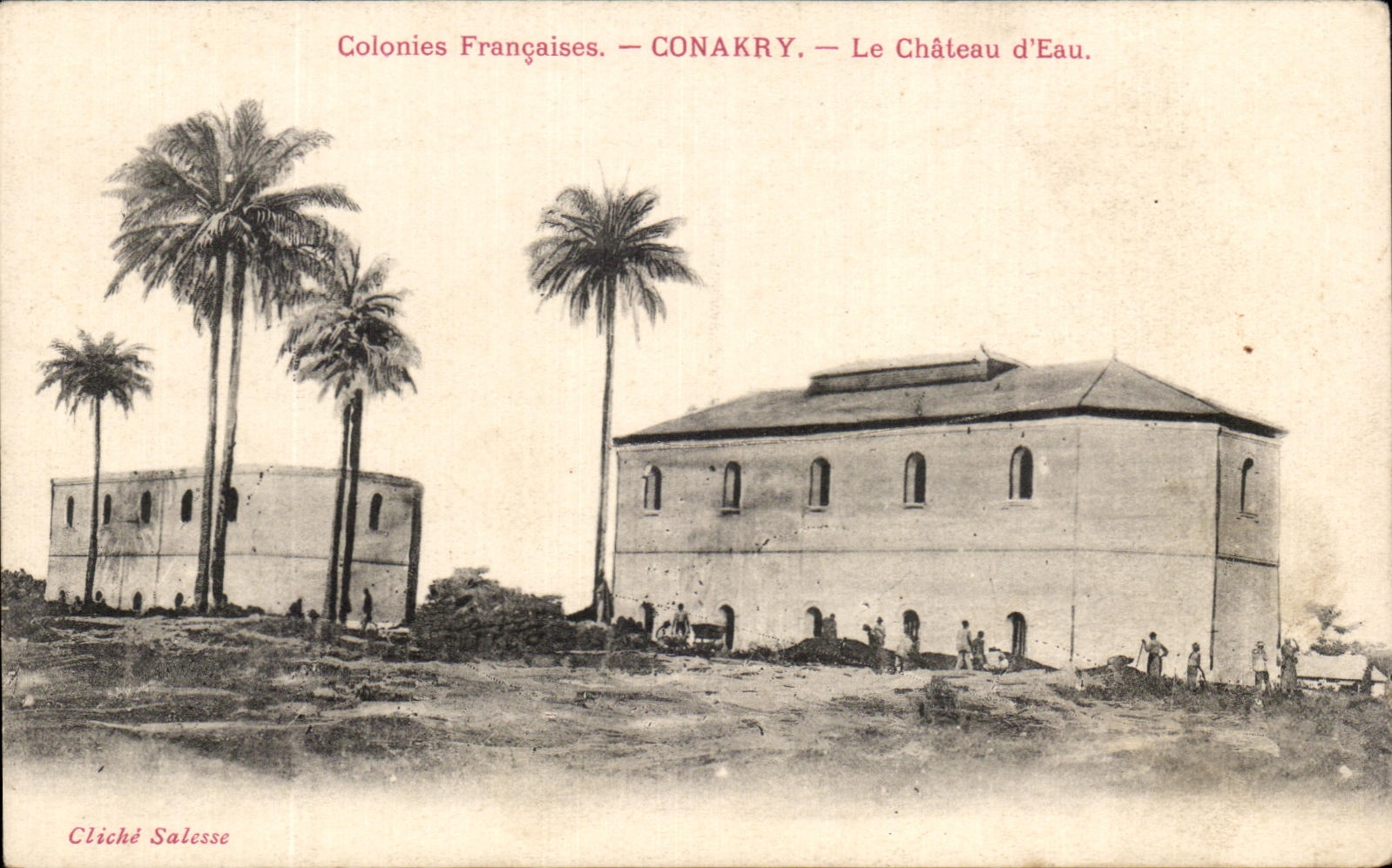 CPA Colonies Francaises Conakry Le Chateau d'Eau Guinee