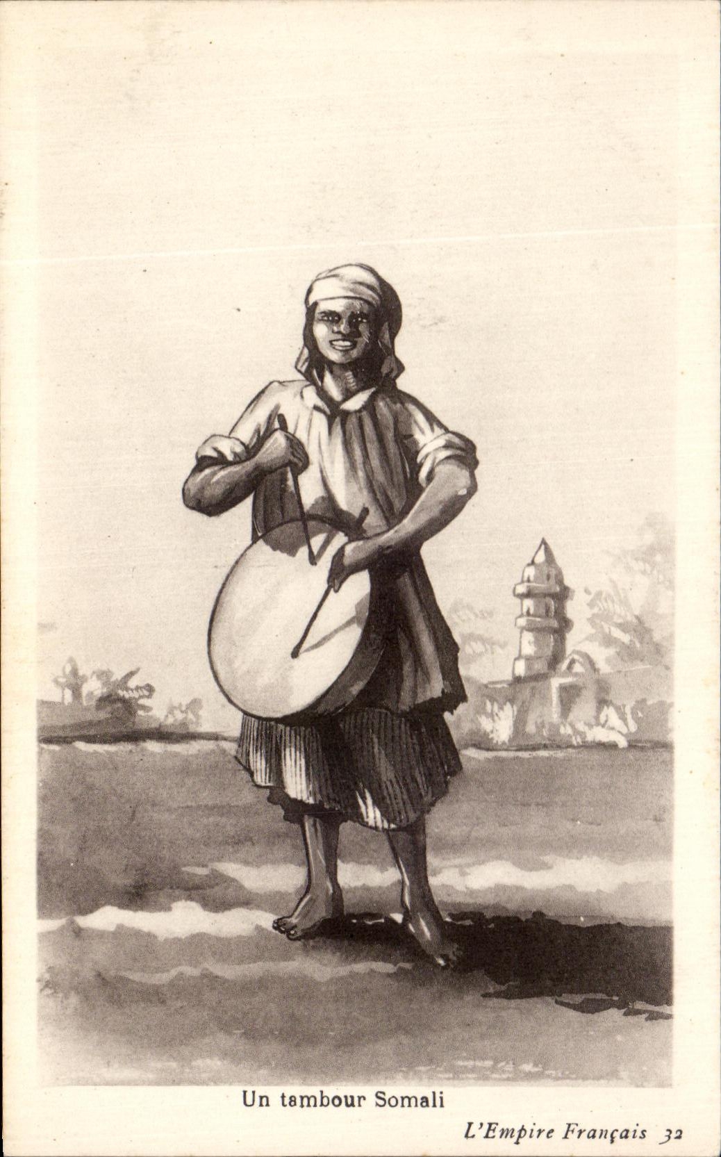 Un tambour Somali — L'Empire Français 32