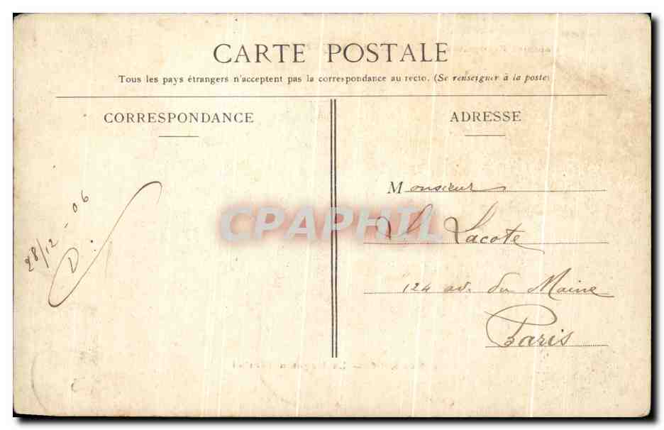 CPA Colonies Francaises Guinee Grancaises Conakry Le Magasin General — Rückseite